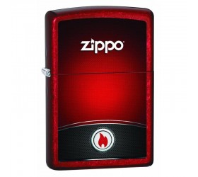 Bricheta Zippo Red and Black Zippo Design