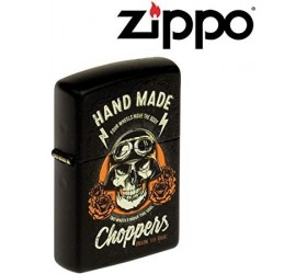 Bricheta Zippo Biker Skull