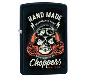 Bricheta Zippo Biker Skull
