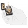 Bricheta Zippo Joker With Top Hat
