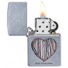 Bricheta Zippo Kurt Cobain Heart