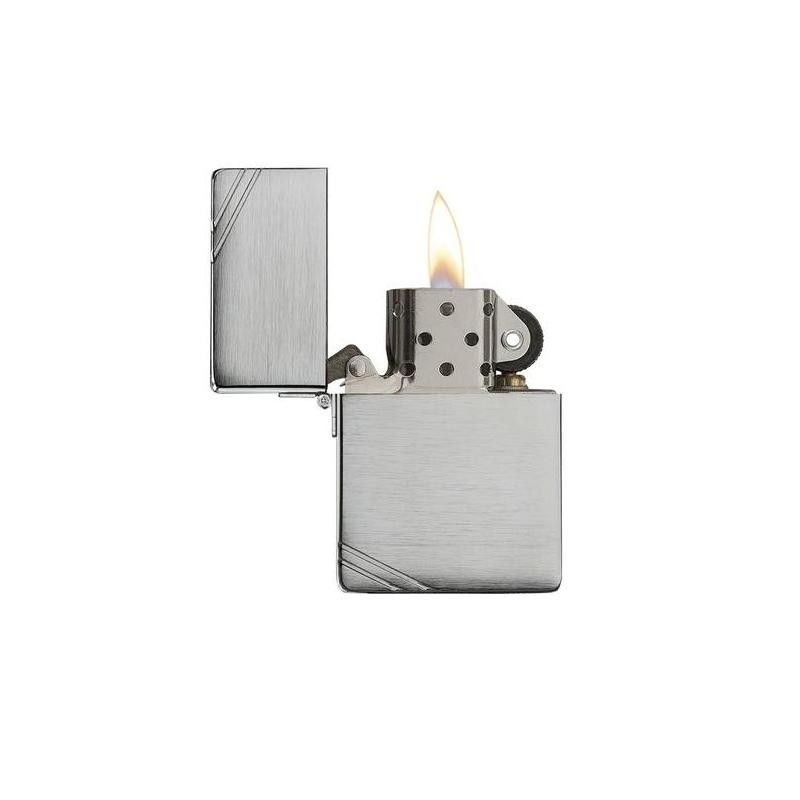 Brichet Zippo Executiv 1935 Replica Brushed Chrome caut brichete Zippo