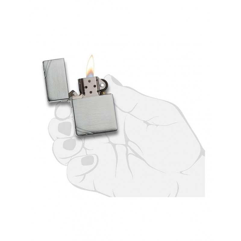 Brichet Zippo Executiv 1935 Replica Brushed Chrome caut brichete Zippo