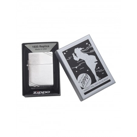 Brichet Zippo Executiv 1935 Replica Brushed Chrome