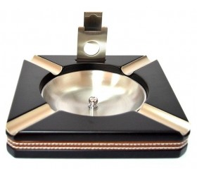 Cumpar accesorii trabucuri Scrumiera si cutit trabucuri Andreas Black