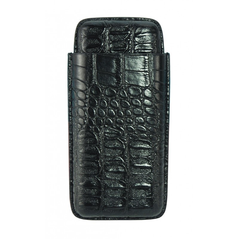 Ofera cadou un Etui si cutit trabucuri Andreas Croco Black fumatori