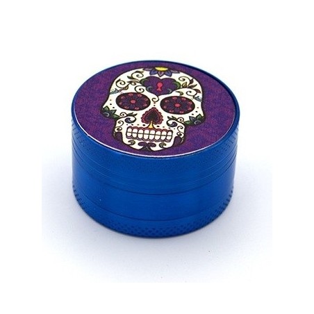 Grinder metal Calavera Toro Albastru