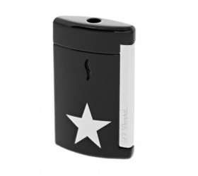 Bricheta S.T. Dupont Minijet Black w White Star 010531 magazin brichete S.t. Dupont