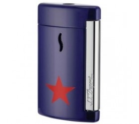 Bricheta S.T. Dupont Minijet Blue Red Star 010530 in magazin la oferta