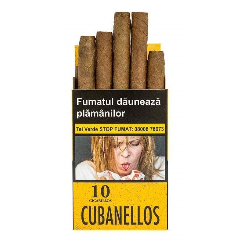 Tigari de foi Cubanellos 10 pachete cu tigari de foi Cubanellos pret