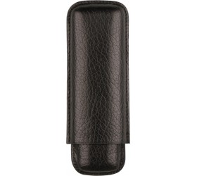 Etui 2 trabucuri Robusto Black cum transport trabucuri in sacou usor