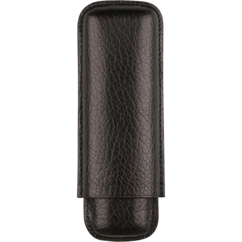 Etui 2 trabucuri Robusto Black cum transport trabucuri in sacou usor