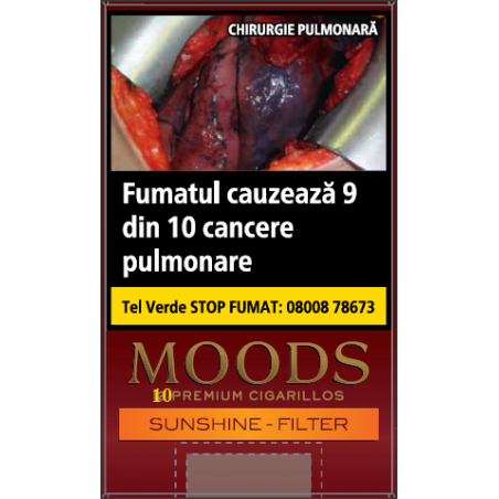 Tigari de foi Moods Sunshine Filter 10