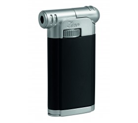 Bricheta Zino Pipe Lighter Black Chrome Matt