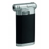 Bricheta Zino Pipe Lighter Black Chrome Matt
