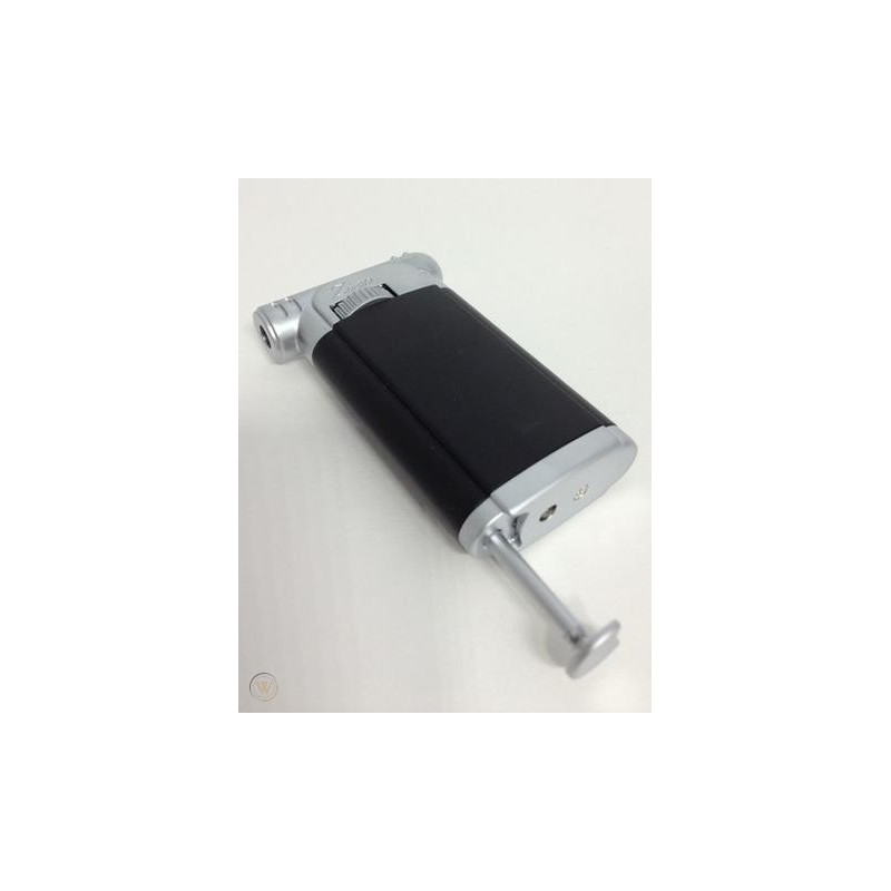 Bricheta Zino Pipe Lighter Black Chrome Matt cumpar bricheta de pipa