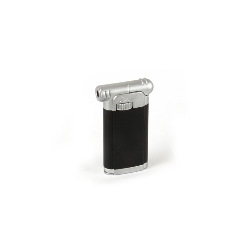 Bricheta Zino Pipe Lighter Black Chrome Matt cumpar bricheta de pipa