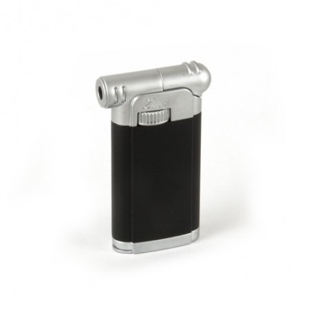 Bricheta Zino Pipe Lighter Black Chrome Matt