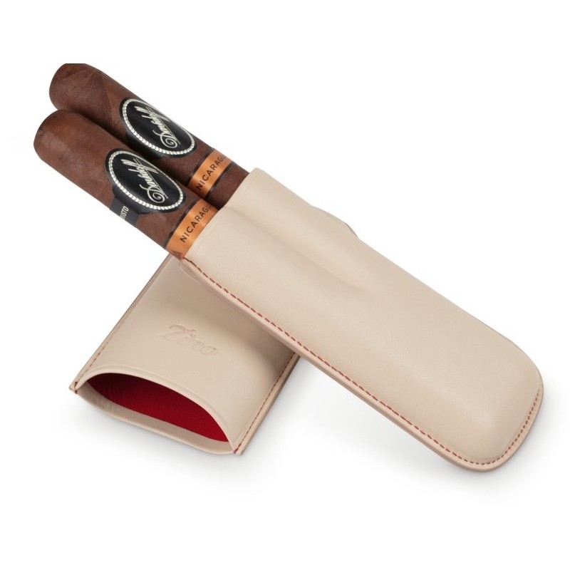 Etui 2 trabucuri Robusto Zino R2 Beige Red accesorii premium trabucuri