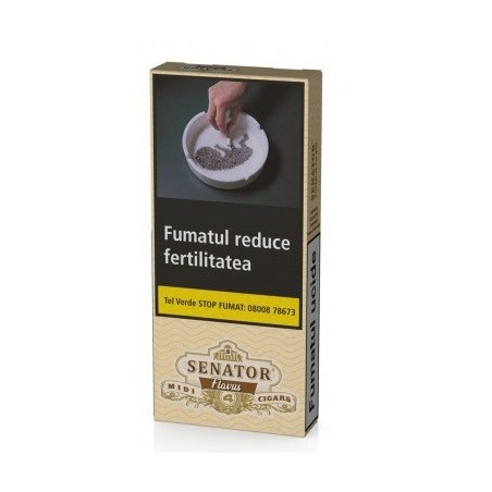 Tigari de foi Senator Midi Flavus Vanilla 40
