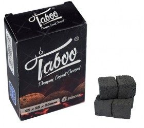 Carbuni narghilea Taboo Cocos 6 buc