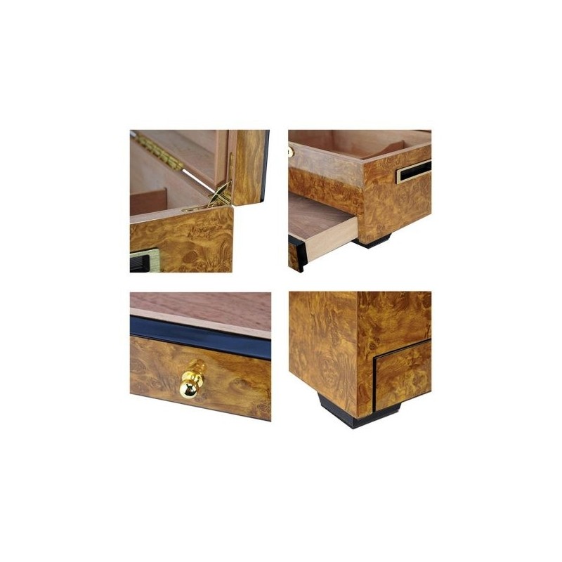 Humidor trabucuri Luxury World Map trabucuri cubaneze Cohiba