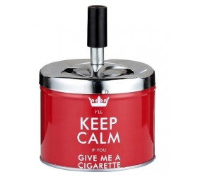 Scrumiera Angelo Spin Keep Calm Red 400661 accesorii fumatori