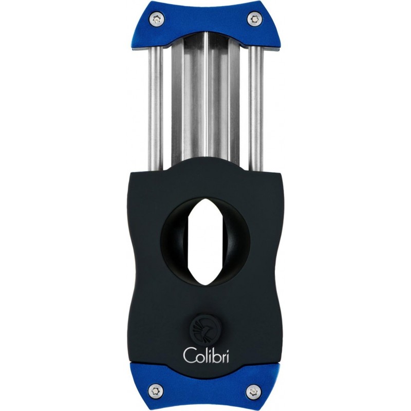 Cutit trabucuri Colibri V-Cut Black Blue accesorii trabucuri