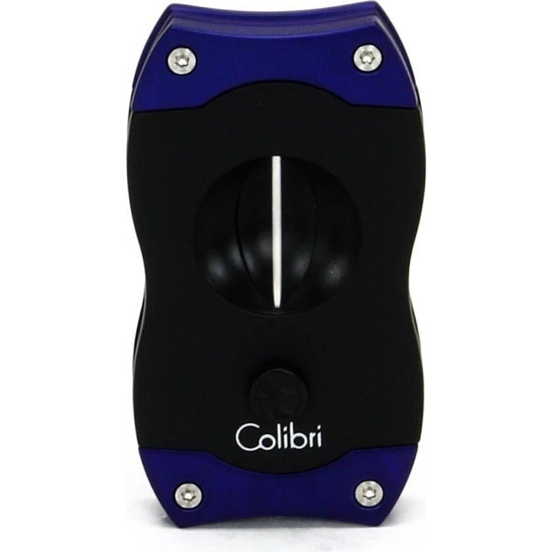 Cutit trabucuri Colibri V-Cut Black Blue accesorii trabucuri