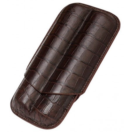 Etui 2 trabucuri Puro Croco Coffee 812210