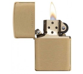 Bricheta Zippo 204 Brushed Brased Solid