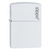 Bricheta Zippo 214ZL White Matte Zippo Logo