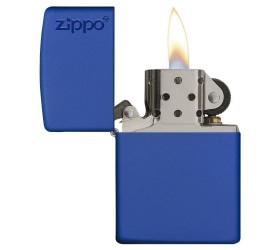 Bricheta Zippo 229ZL Royal Blue Matte Zippo Logo