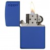 Bricheta Zippo 229ZL Royal Blue Matte Zippo Logo