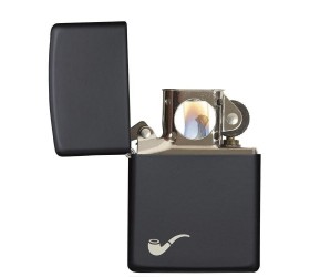 Bricheta Zippo 218PL Black Pipe Lighter