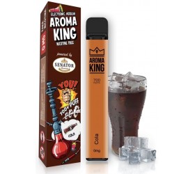Mini narghilea electronica de unica folosinta Aroma King Cola 700 pufuri 0 mg