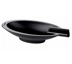 Scrumiera trabucuri Angelo Black Oval 421002