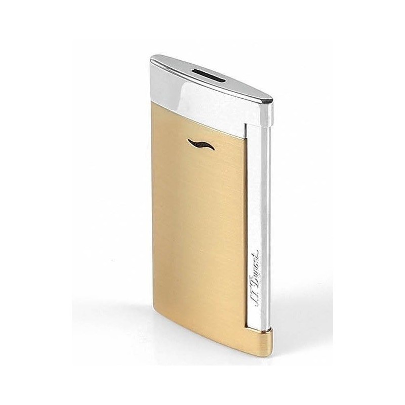 Bricheta S.T. Dupont Slim 7 Brush Gold.Cadou Bricheta Dupont