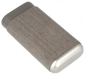Etui 3 trabucuri Angelo Wood Cedro Gray 813050