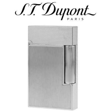 Bricheta S.T. Dupont L2 Brushed Palladium Diamond Head