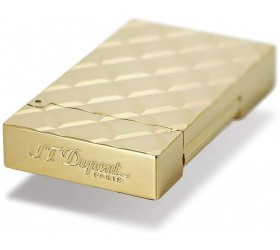 Bricheta S.T. Dupont Ligne 2 Slim Quilted Yellow Gold