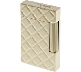 Bricheta S.T. Dupont Ligne 2 Slim Quilted Yellow Gold