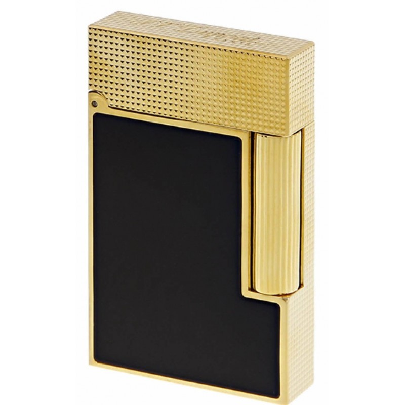 Bricheta S.T. Dupont Ligne 2 Black Gold Diamond Head 16601