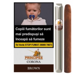 Tigari de foi La Aurora Principes Corona Brown 60 tigari cu ciocolata