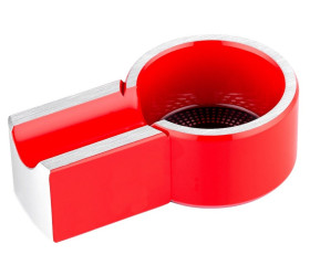 Scrumiera trabucuri Angelo Red 421004