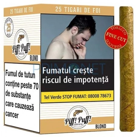 Tigari de foi Piff Puff Blond 240g Vanilie 25