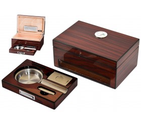 Set humidor si accesorii trabucuri Amparo 20