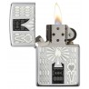 Bricheta Zippo 24196 Intricate Spade Design
