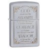 Bricheta Zippo 28458 Serenity Prayer