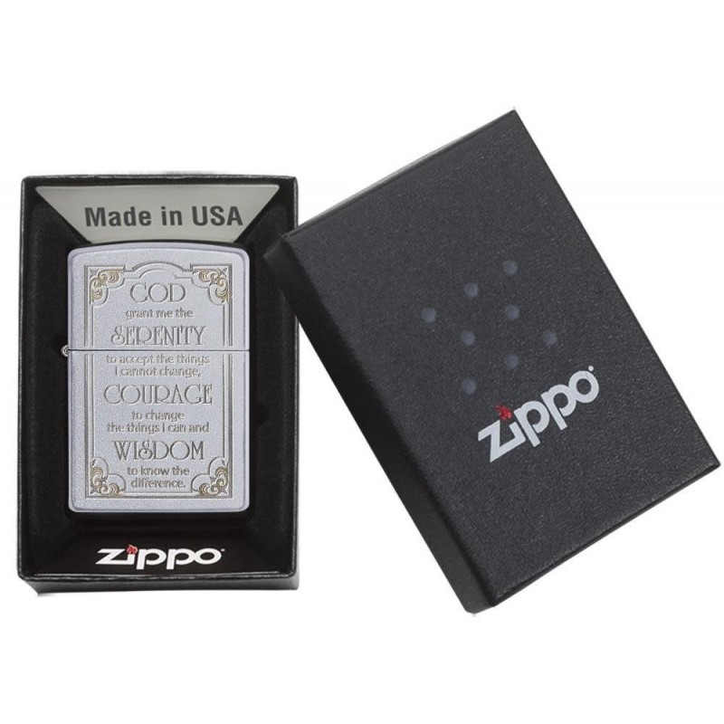 Bricheta Zippo 28458 Serenity Prayer caut bricheta